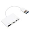 Headset Charger Adapter Multifunction Upgrade Experience 3 In 1 Male To Female USB3.0 To 3.5 Mm