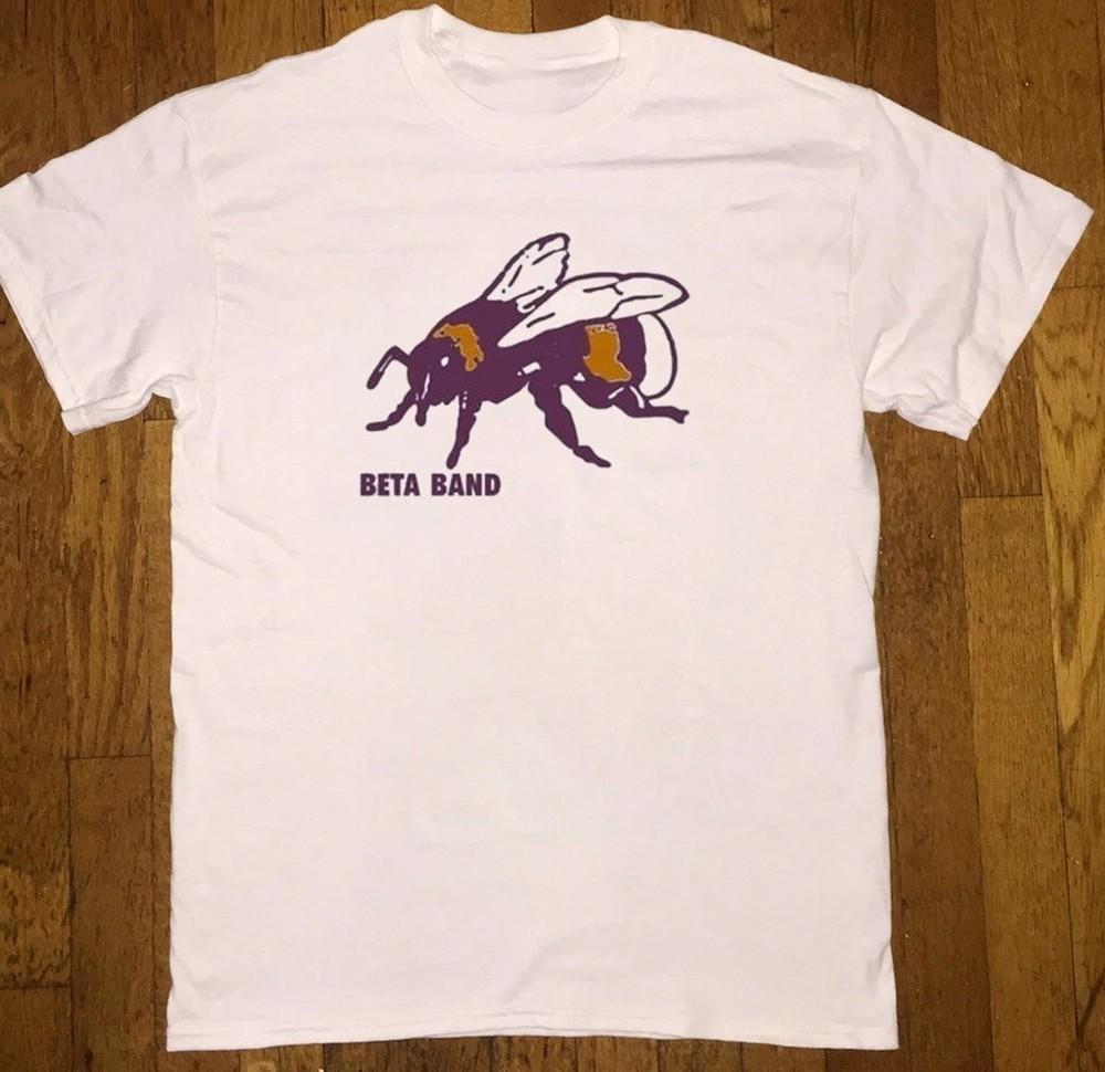 

The Beta Band Beta Band Bee White T Shirt All Size S-5Xl Gift fan TU120 Unisex T-Shirt L