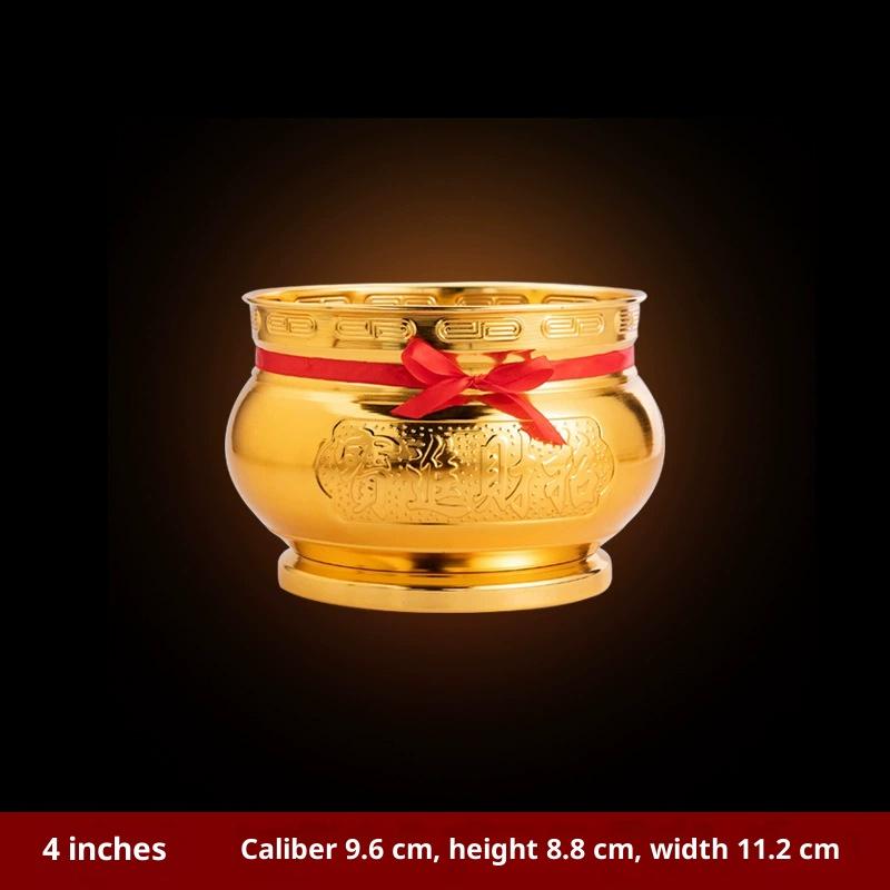 Iron Alloy Incense Burner Gold-Plated Chinese Incense Holder Filling Furnace Incense Gold Sand Particle For Bad Spirit Pangsabit