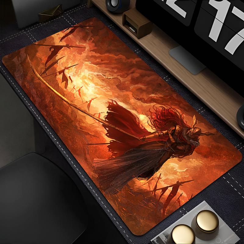 Gaming Mouse Pad XXL Deskmat Anime Pc Accessories Mousepad EEldens RRing Mat x Gamer Large Desktop Extended Desk Carpet