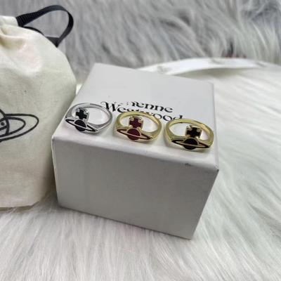 Stylish Westwood Lacquer Saturn Ring for Men & Women – Luxury Fashion Index Finger Accessory Available Now