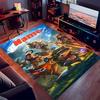 Custom Personalization League of Legends Jinx Print Area Rug - Soft, Washable Non-Slip Indoor Mat,Living Room,Home&Office Decorative Rug