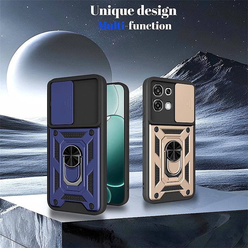 For OPPO F31 5G Case Shockproof Armor Phone Case For OPPO F 31 OPPOF31 5G Slide Camera Protection Cover Ring Stand Holder Fundas