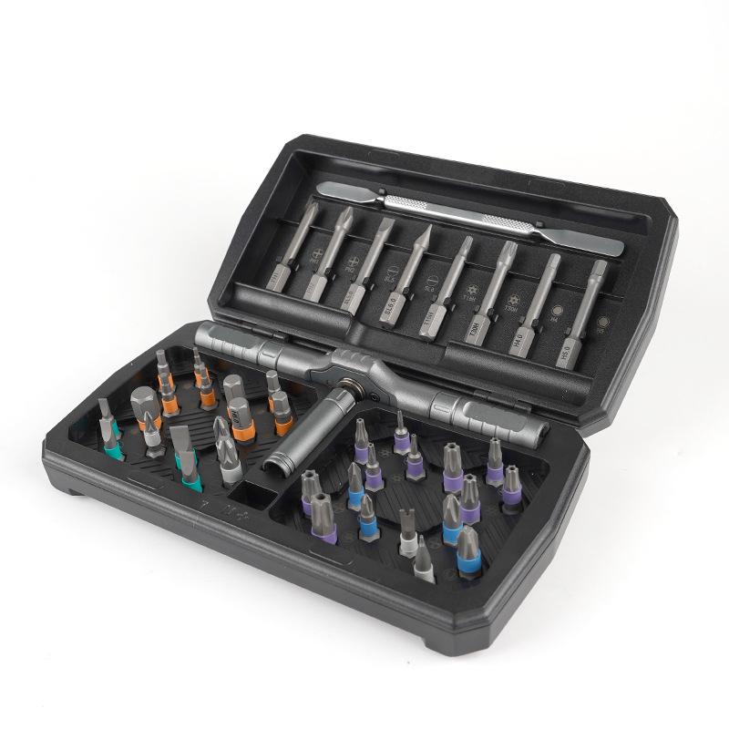 

Multifunctional Ratchet Screwdriver Set - Household Repair Tool Kit