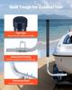 Boat Trailer Guides, 1016 Mm/1219 Mm Height Guide Poles, 2PCS High-Hardness Steel Trailer Guide-Ons, Adjustable Guide Poles with PVC Pipes, for Ski