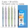 M&G Erasable Gel Pen, Silent Design, Soft Rubber Grip, Refillable Cartridge, Crystal Blue, Ideal for Students and Office U