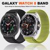 Nylonowy pasek do Samsung Galaxy Watch 8 40/44mm Regulowany wymienny pasek bransoleta do Watch 8 Classic 46mm Akcesoria do paska