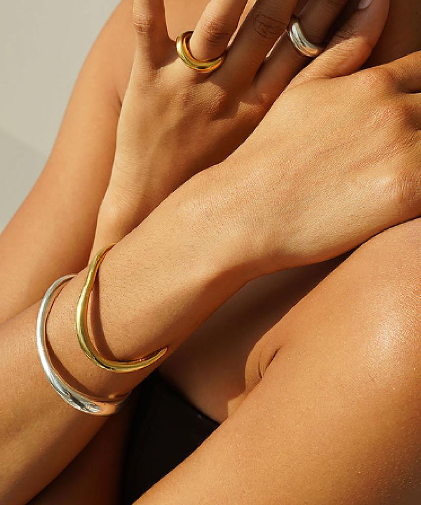 Grasse Matinee Curve Cuff Bracelet