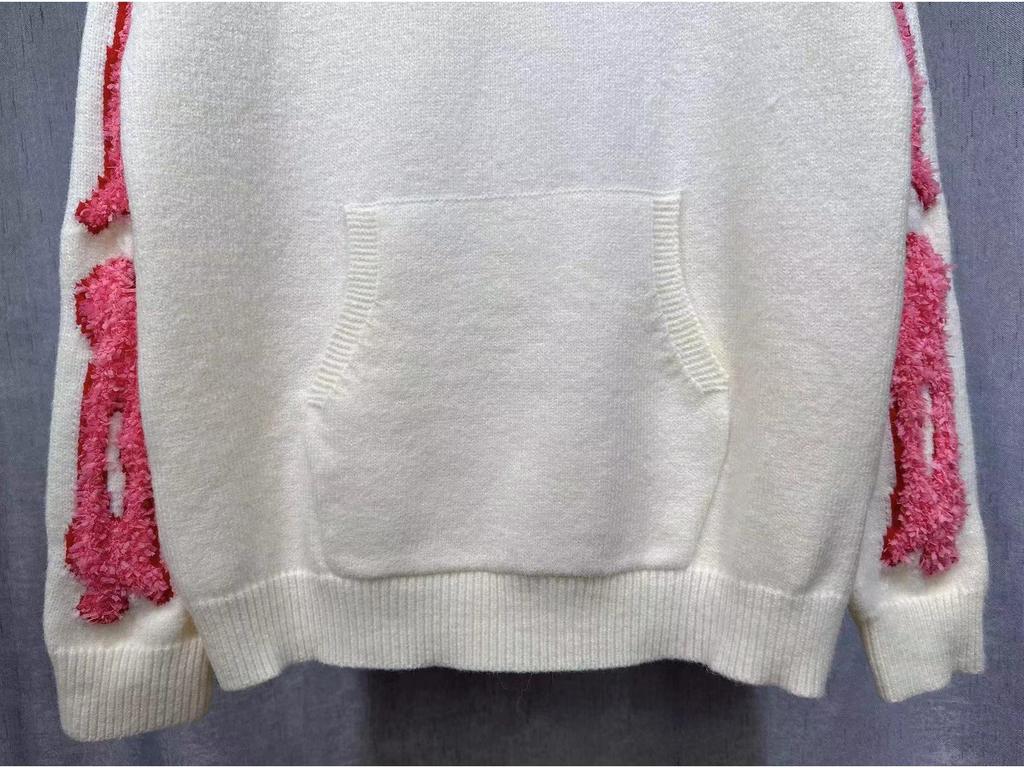 Amiri Herbst/Winter Kapuzenpullover mit Stickerei, Kirin-Arm und AMIRI-Buchstaben für Herren