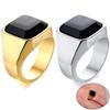 Stainless Steel Tiger Eye Stone Ring Male Accessory Factory Wholesale New Design Finger Rings for Men Fashion Wedding Jewelry