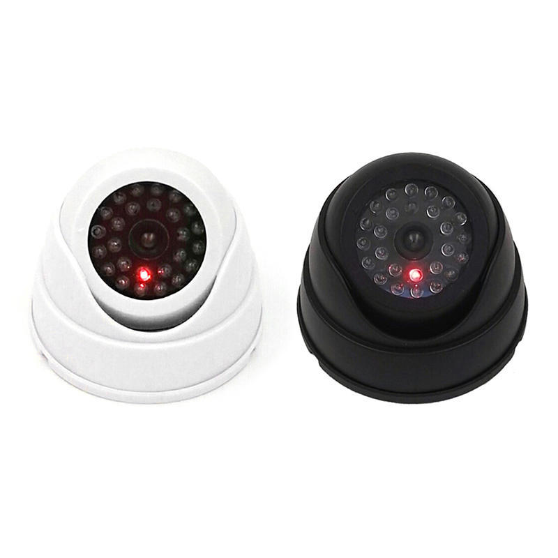 Caméra de surveillance dôme factice avec lumière LED clignotante