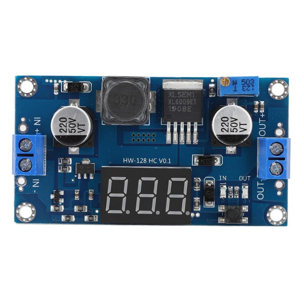 

DC DC 4.5V 32V to 5-55V Adjustable Boost Converter Module With Voltmeter Display