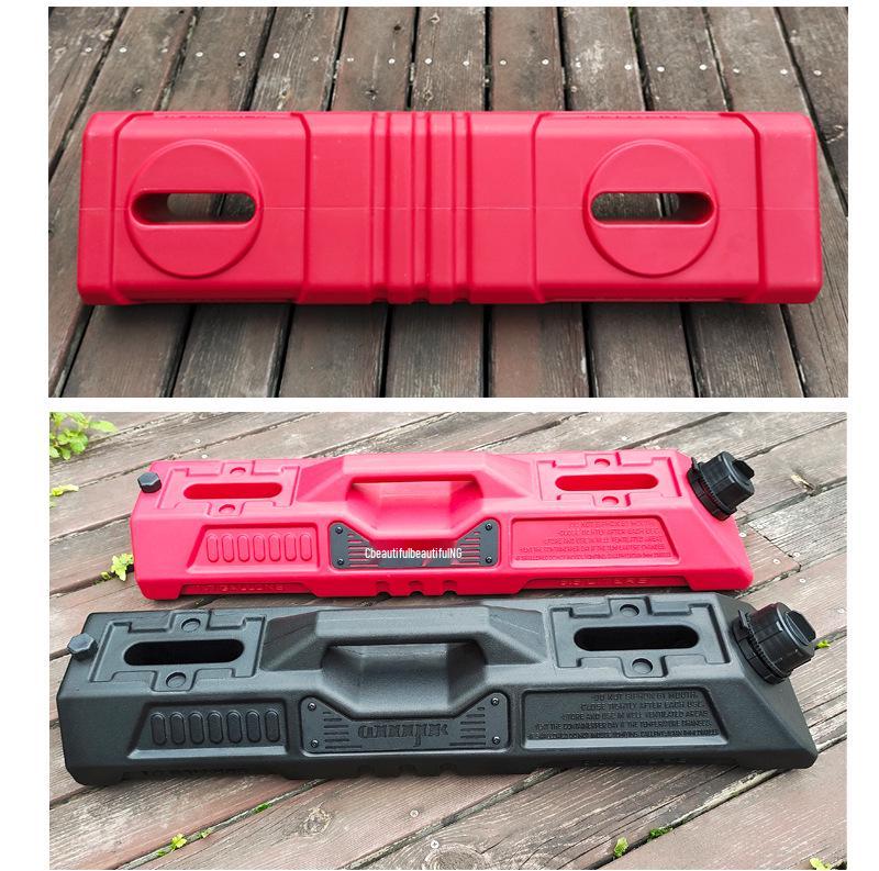 6.5L Maple Forest Iron Cavalry Side Window Gas Can - Outdoor Self-Driving Spare Fuel and Water Container