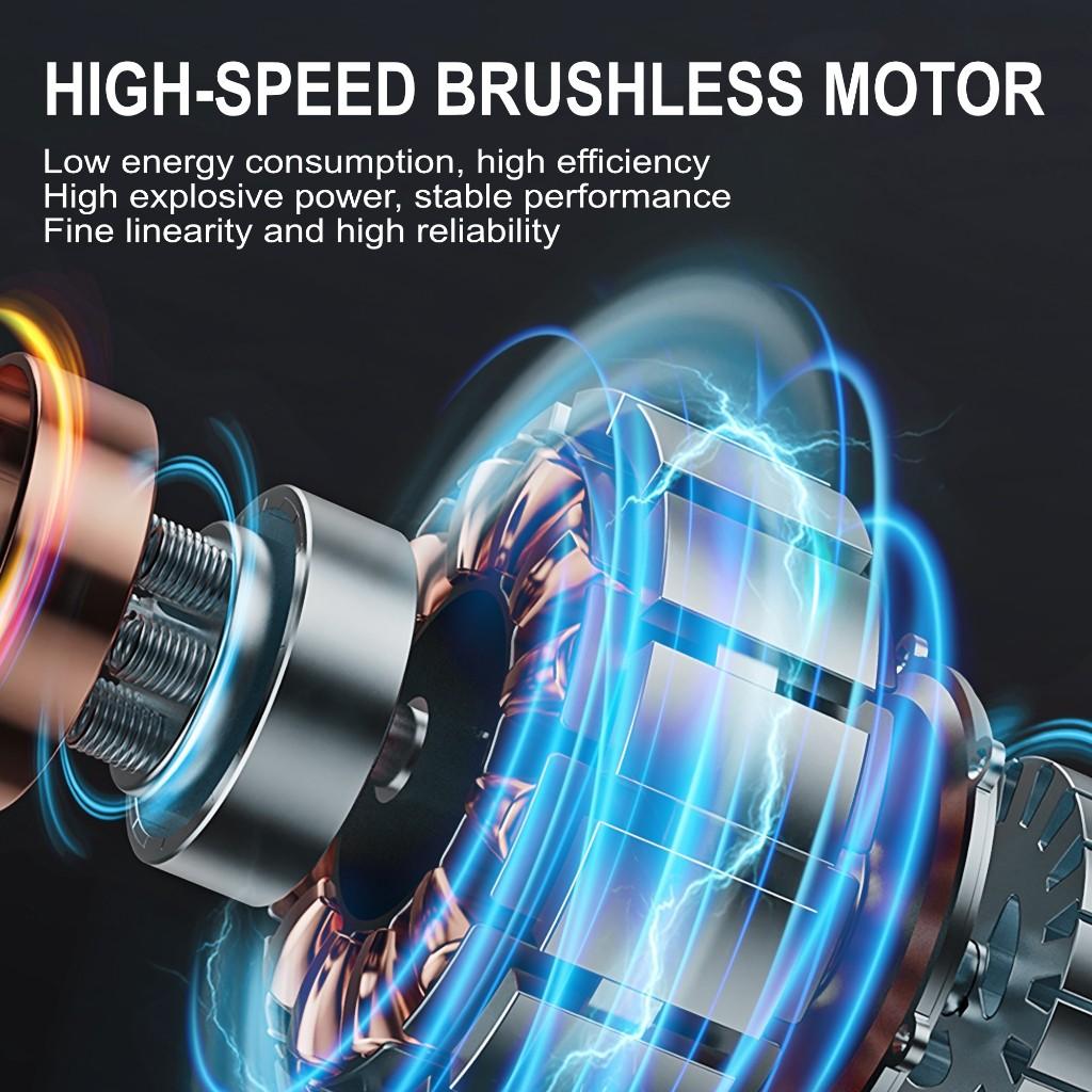Cordless 2-in-1 Turbo Jet Fan & Vacuum Cleaner 8 Speed Adjustable Electric Blower Outdoor Travel Portable Dust Cleaner