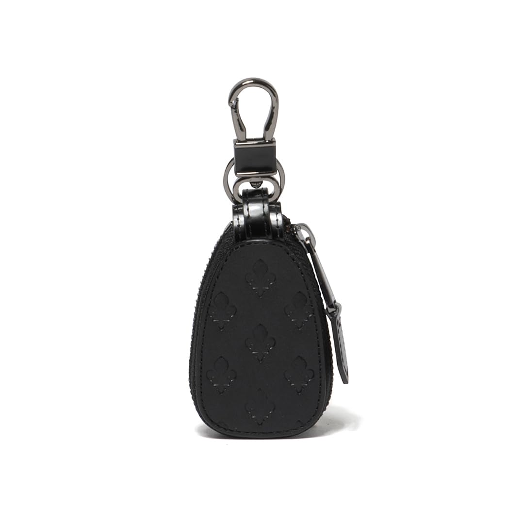 

Keychain KINGS EMBOSS LEATHER Black ONESIZE [Patrick Cox] Men s