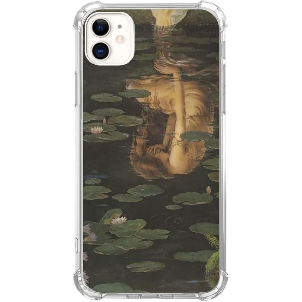 Trippy Psychedelic Flowers Phone Case for iPhone 11, Indie Hippie Colorful Eyes Flower Cover for Teens Women Men, Soft TPU Shockproof Case for iPhone