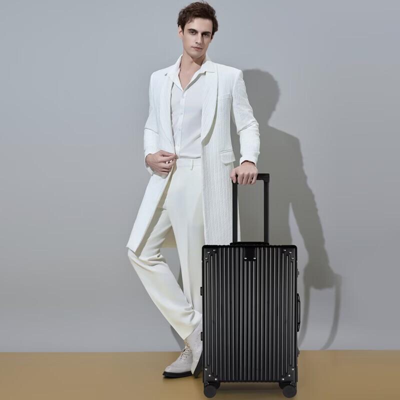 BATANUV F290-24 24-inch Mirror Aluminum-Magnesium Hardside Luggage