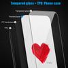 For Samsung Galaxy A54 5G Phone Cover Pattern Printing Tempered Glass+PC+TPU Phone Case
