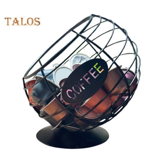 Coffee Pods Holder Storage Basket Durable Construction Large Capacity Coffee Pods Basket Multifunctional Organizer
