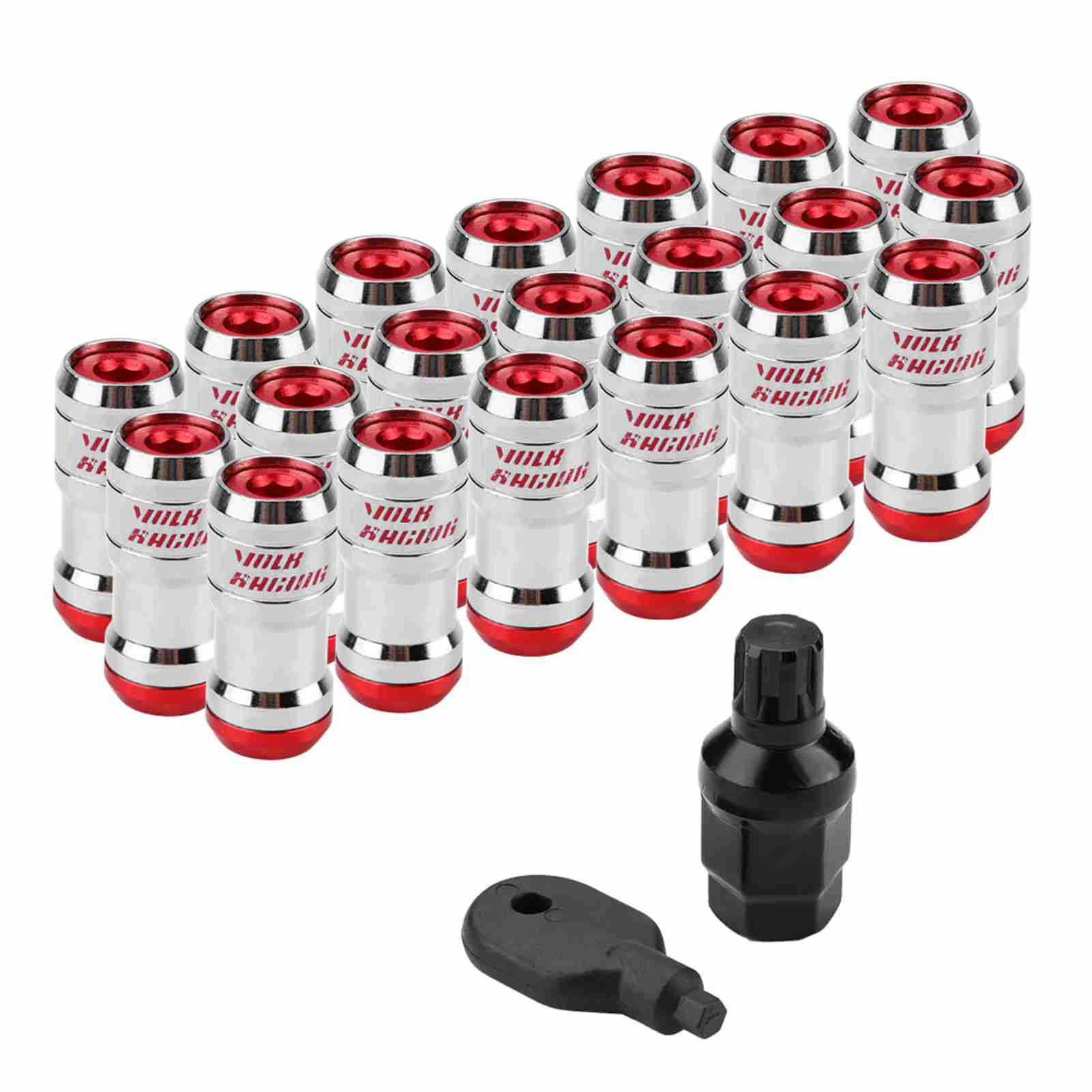 M12 X P1.5 Гоночные гайки для колес, винт для большинства неоригинальных колес Red красный