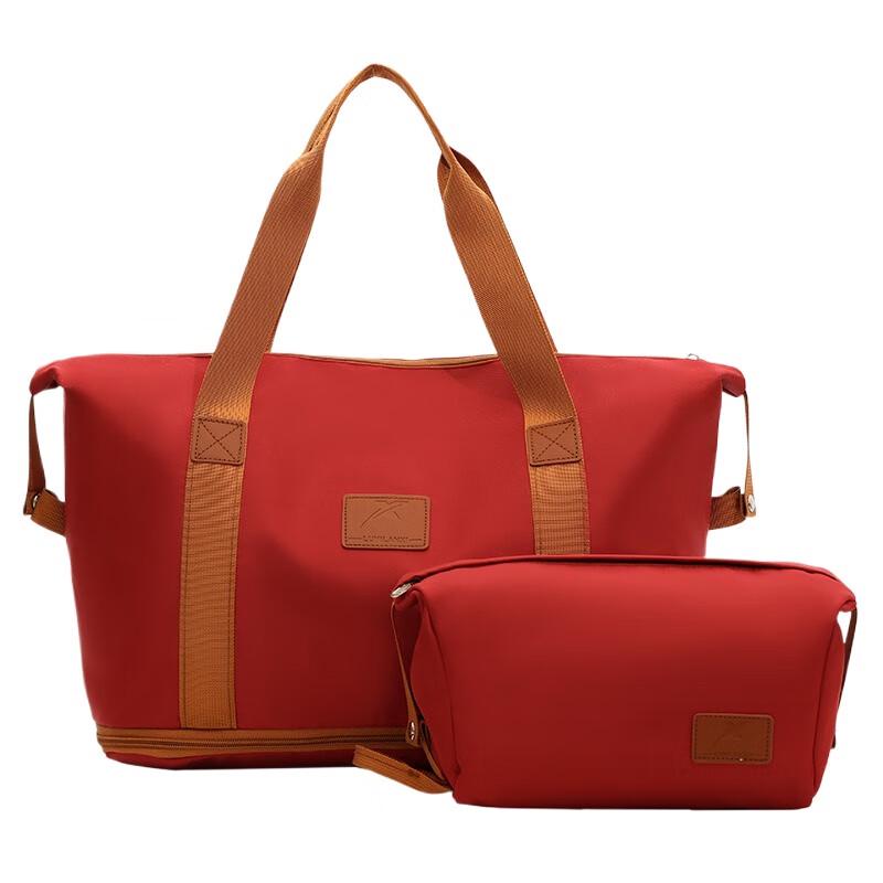 Newcity Double-Layer Expandable Travel Duffel Bag