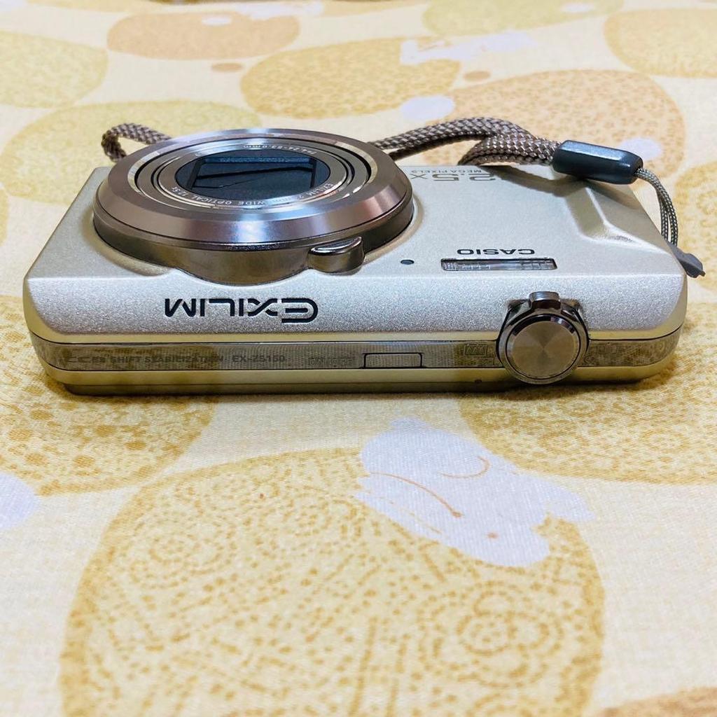 Used CASIO EXILIM EX-ZS150 digital camera, gold