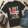DDay T-Shirt Gedenktag T-Shirt UK-Flagge T-Shirt Veteranen T-Shirt Geschenk