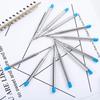 10pcs Full Metal Core 9.8cm Short Blue and Black Ink Refill Replacement School Supplies Office Accessories office stationery