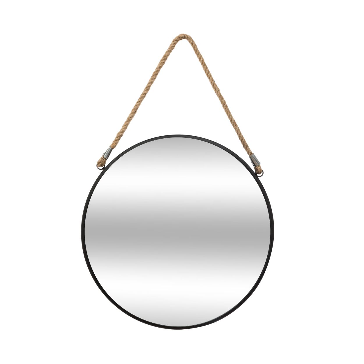 Paris Prix Noir Atmosphera Créateur D'intérieur - Miroir À Suspendre En Métal "Rond" 37Cm - Image 4
