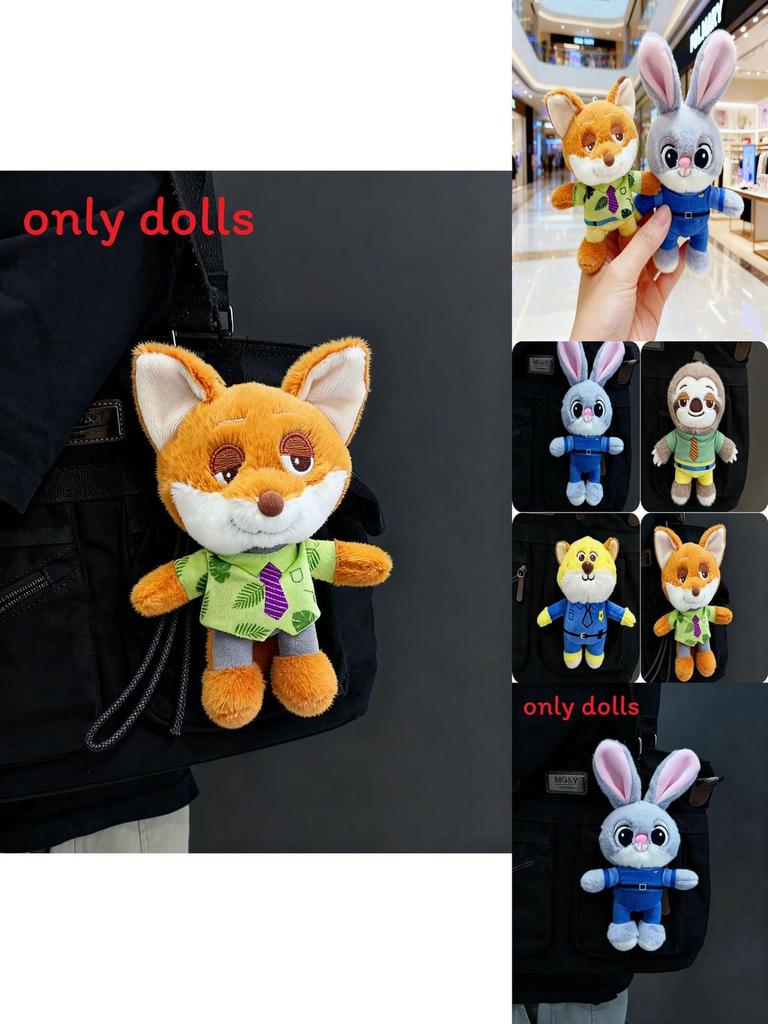 Zootopie Mignon Judy Nick Paresseux Et Benjamin Porte-clés Peluche Pour Enfants Et Collectionneurs