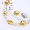 16x12mm 18K Gold Plated Brass Spacers For Beads,Metal Separator Beads For Bracelets Accessories,DIY Jewelry Making Supplies