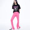 [Mardi mercredi] T-Shirt Flowermardi Gradation_black Pink
