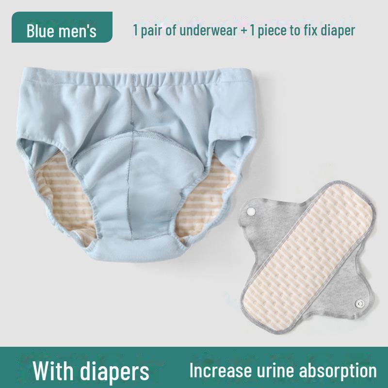Washable Elderly Incontinence Underwear - Anti-Leak Bed-Rest Care Diaper 
