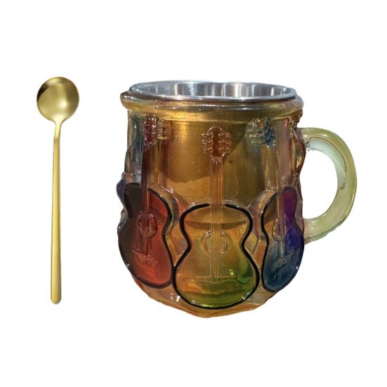 Obrázková kniha Hrnek 3D Kniha Stohovací Hrnek Ručně Kreslený Literární Hrnek na Kávu pro Milovníky Knih Učitele Knihovníky