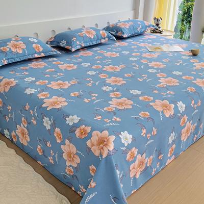 1 τμχ Μεγάλο, Μεγάλο Μέγεθος 350*230cm Επίπεδο σεντόνι, Μαλακό σεντόνι Κρεβάτι με εμπριμέ floral, Χοντρό σεντόνι, Χωρίς Μαξιλαροθήκη