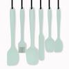 6Pcs Silicone Spatula Set Food Grade Cooking Utensils Set Non-Slip Heat Resistant Flexible Kitchen Tools for Baking Stir-Frying