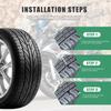 35 Pcs Tire Repair Rubber Nail Self Tapping Tire Repair Screws Kit for Trucks Motorcycles Cars and Other Vacuum Tire Vehicles