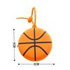 Portable Creative Sporty Ball Shaped Coin Purse Mini Waterproof Silicone Ball Shaped Pouch Cartoon Tennis Earphone Bag
