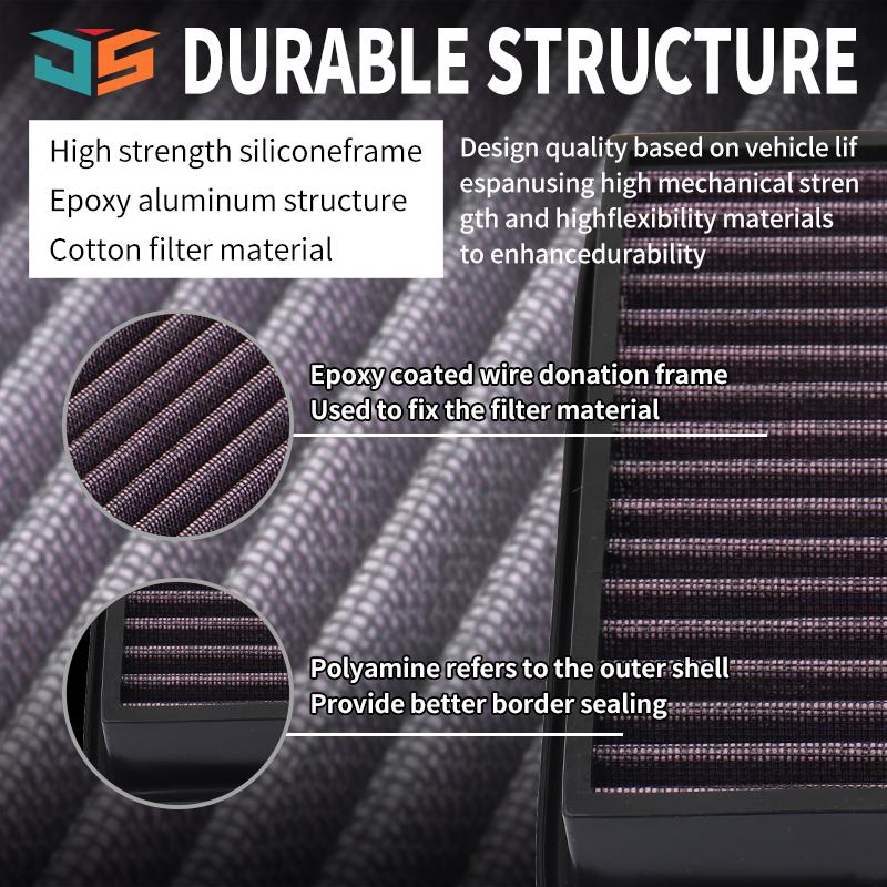 JSBM Motorcycle High Flow Air Filter For CFMoto 800NK 800 NK NK800 CF800-7 CF800-7F P-CF8N23-01 Washable Intake Cleaner Element
