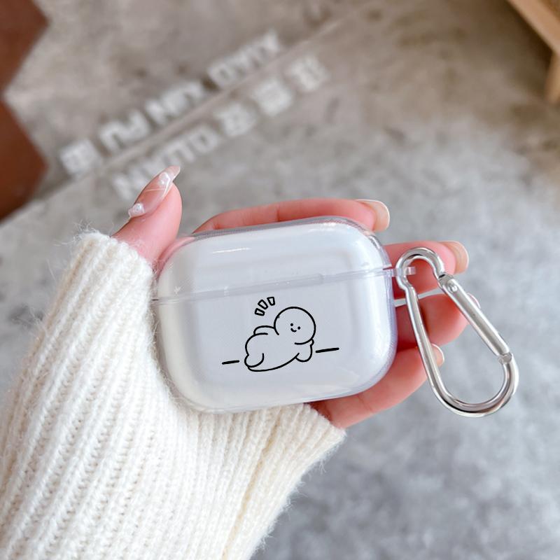 

Мультяшный силиконовый чехол Matchman для Apple Airpods 1 или 2 Ударопрочный чехол для AirPods 3 4 Pro Pro2 Прозрачный защитный чехол для наушников Airpods pro3
