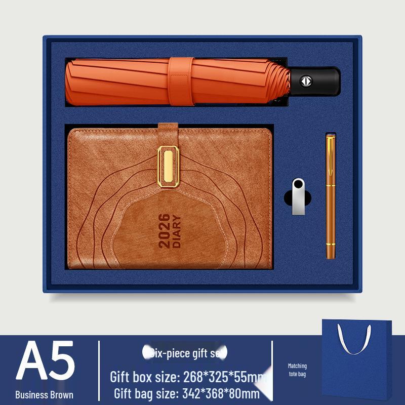 2026 Premium Engraved Notebook – Ideal for Students & Colleagues, Perfect as a Work Diary or Gift