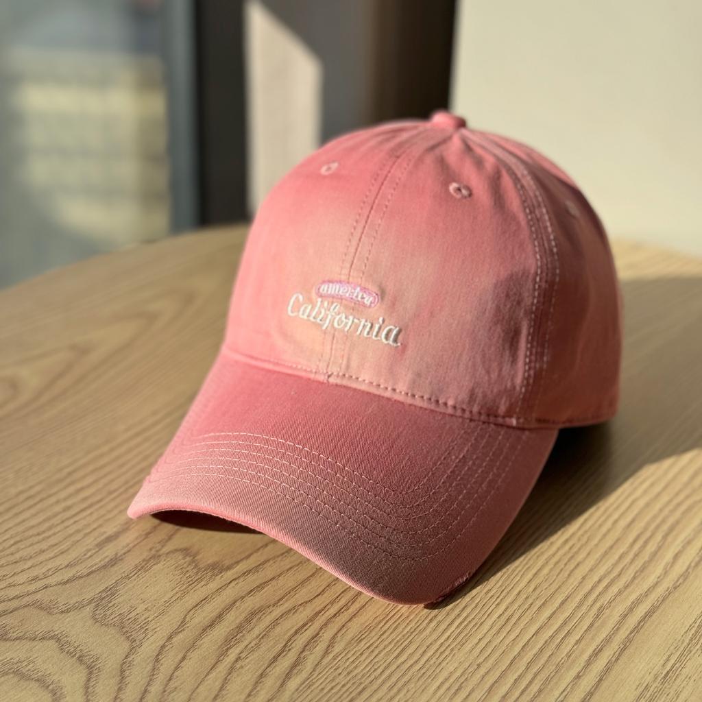 American-style letter embroidery baseball cap for women2026New oversized and deepened casual duckbill cap that makes the face look smaller, trendy