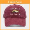 Le Donne Mi Vogliono I Pesci Mi Temono Cappellino da Baseball in Cotone Ricamato Per la Protezione Solare