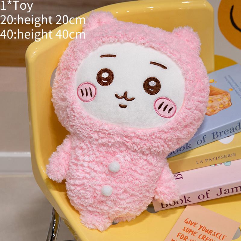 

Кукла Плюшевая Пижама Мягкая Игрушка Плюшевая Игрушка Наполнитель из PP Хлопка 20 40 см Желтый Синий Розовый 20cm/7.87in розовый