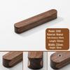 Japanese Minimalist Walnut Handle Solid Wood Cabinet and Wardrobe Drawer Handle