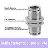 PU PE PV PY PZA SA PM PK PLM 304 stainless steel metal pneumatic quick coupling 4 6 8 10 12 14 16mm push in air Hose connector