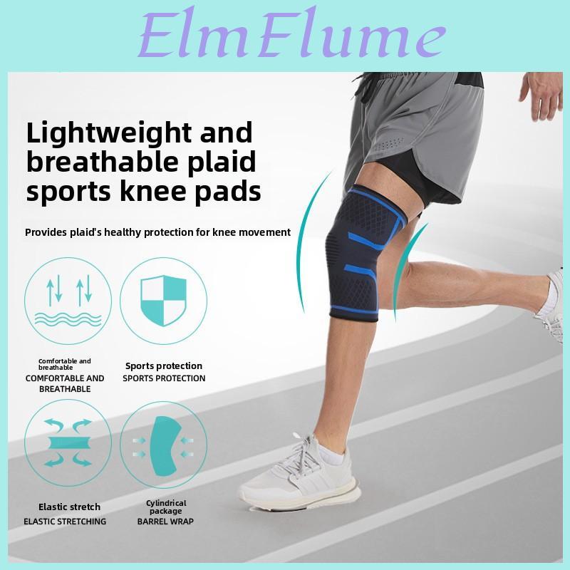 Athletic Knee Pads For Cycling And Running With Nonslip Nylon Compression For Men And Women