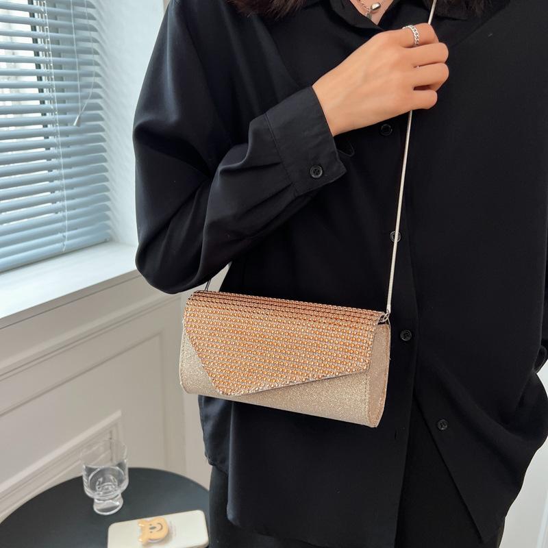 New Clutch Rhinestone Women's Bag Small Bag Banquet Bag Party Clutch Diamond Dinner Bag One Shoulder Diagonal