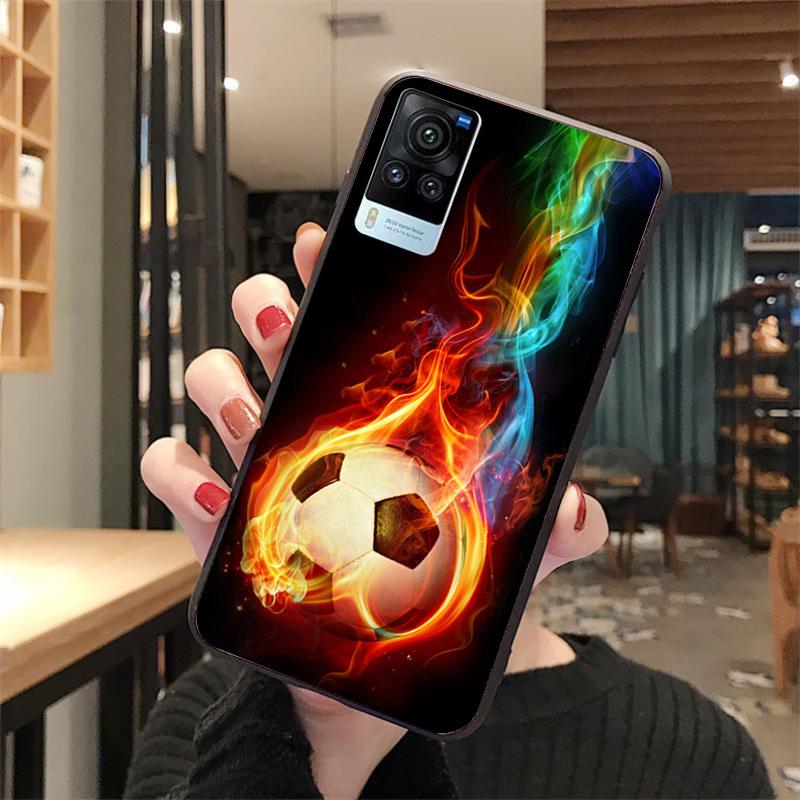 Football soccer ball design Phone Case for VIVO Y53S Y33S Y22S Y11S Y31 Y21 Y70 Y20 Y21S Y72 Y35 Y51 Y01 V23E V21 V23 V21E