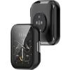 2-in-1 Case with Built-in Tempered Glass for Realme Watch 2 Pro, Black